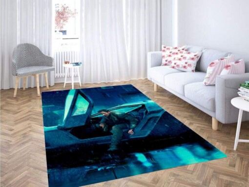 Ryan Gosling With Car Blade Runner Carpet Rug