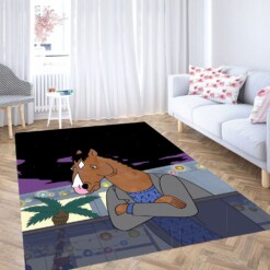 Sad Bojack Horseman Carpet Rug