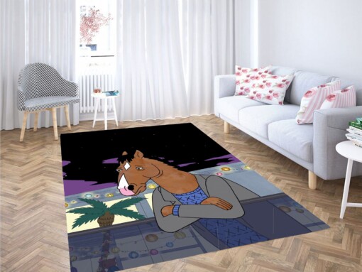 Sad Bojack Horseman Carpet Rug