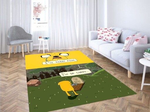 Sad Jack Adventure Time Living Room Modern Carpet Rug