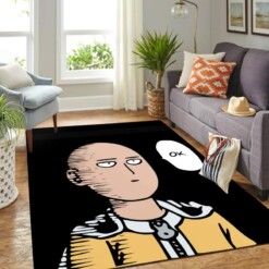 Saitama One Punch Carpet Floor Area Rug