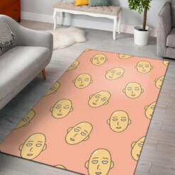 Saitama One Punch Man Area Rug