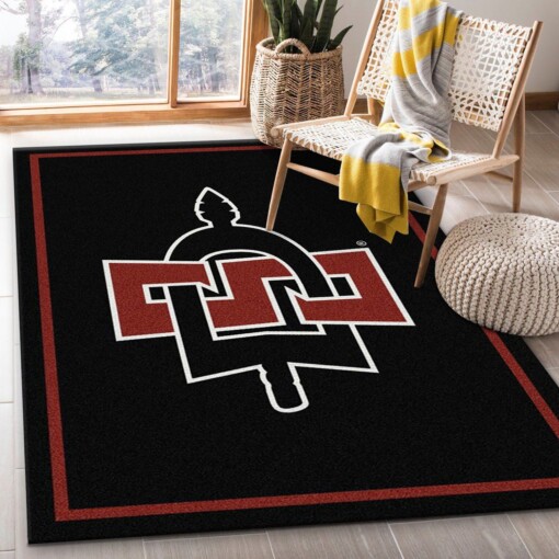 San Diego State Aztecs Rug  Custom Size And Printing