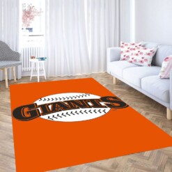 San Francisco Giants Wallpaper Carpet Rug