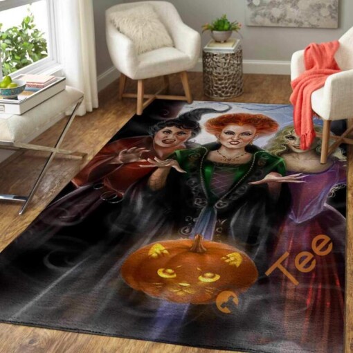 Sanderson Sisters Hocus Pocus Movie Halloween Special Area Rug