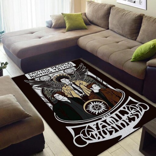 Saving People Hunting Things The Family Business Area Rug