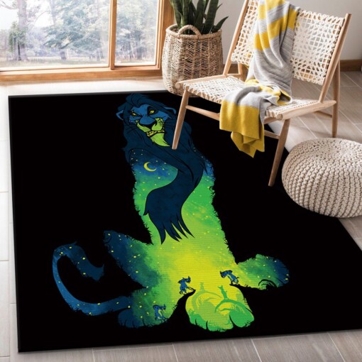 Scar Lion King Rug  Custom Size And Printing