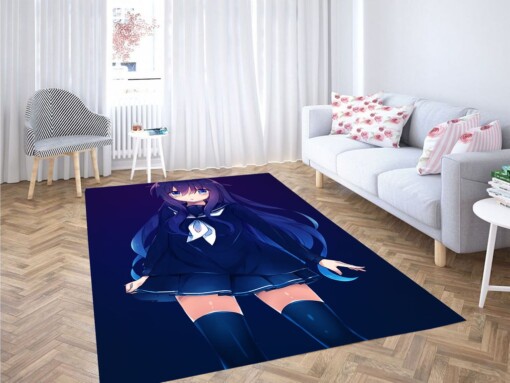 School Uniform Anime Japan Living Room Modern Carpet Rug