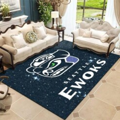 Seattle Ewoks Star Wars Rug  Custom Size And Printing