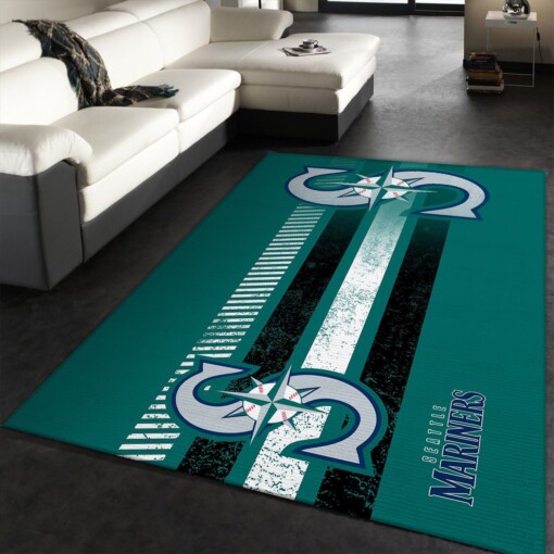 Seattle Mariners MLB Rug  Custom Size And Printing