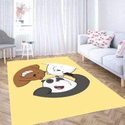 Selfie We Bare Bears Carpet Rug