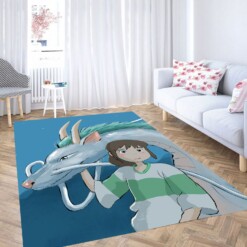 Sen And White Dragon Carpet Rug