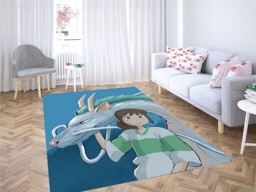 Sen And White Dragon Living Room Modern Carpet Rug