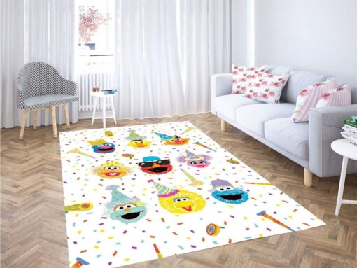 Sesame Street Character Carpet Rug