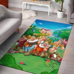 Seven Dwarfs Snow White And The Disney Christmas Gift For Lover Rug