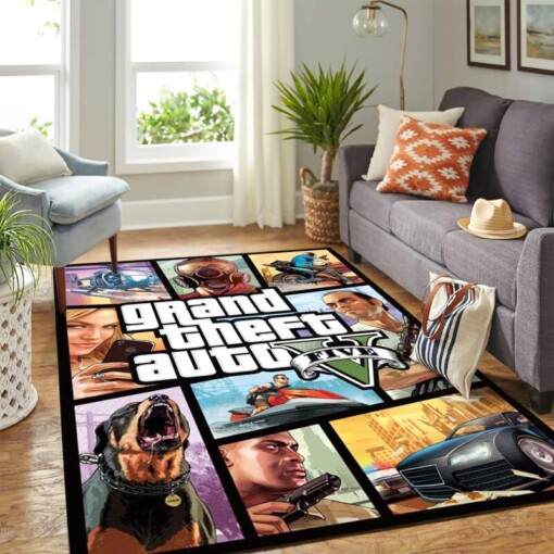 Shpock Grand Theft Auto V Gta Carpet Area Rug