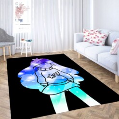 Silhouette Mabel Gravity Falls Carpet Rug