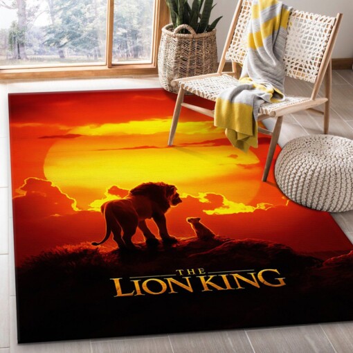 Simba The Lion King Rug  Custom Size And Printing