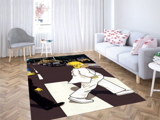 Simpson Walk Wallpaper Living Room Modern Carpet Rug