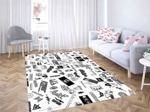 Skateboard Brand Carpet Rug