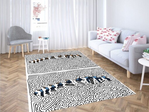 Skateboarding Start Living Room Modern Carpet Rug