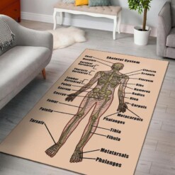 Skeletal System Area Rug