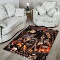 Skull Area Rug