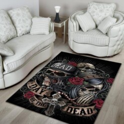 Skull Area Rug