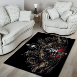 Skull Area Rug