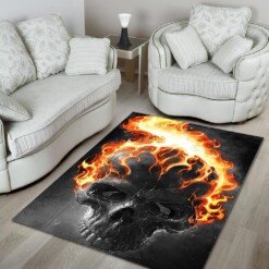 Skull Area Rug