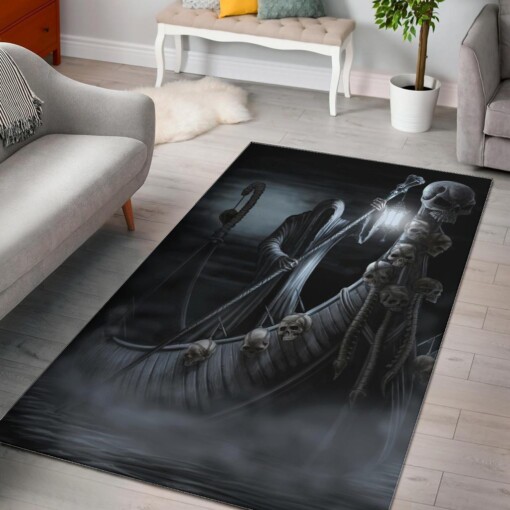 Skull Area Rug