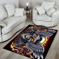 Skull Area Rug