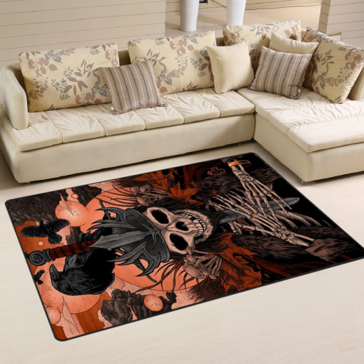 Skull Area Rug