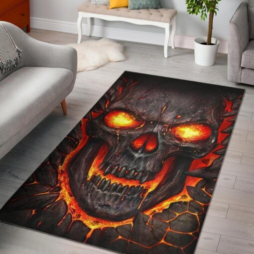 Skull Area Rug