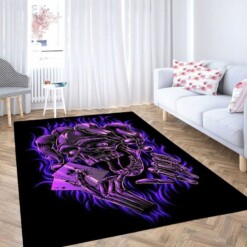 Skull Joker Background Living Room Modern Carpet Rug