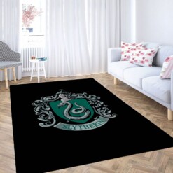 Slytherin Logo Harry Potter Carpet Rug