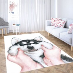 Smile Dog Carpet Rug