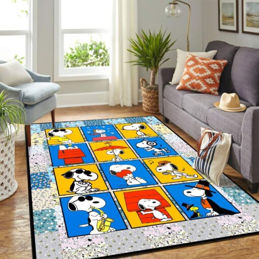 Snoopy Cute Carpet Floor Area Rug