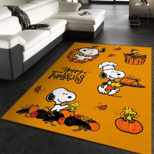 Snoopy Halloween Rug  Custom Size And Printing