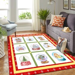 Snow Globes Mk Carpet Area Rug