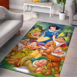 Snow White And The Seven Dwarfs Dopey Disney Character Kitchen Floor Decor Gift For Lover Rug