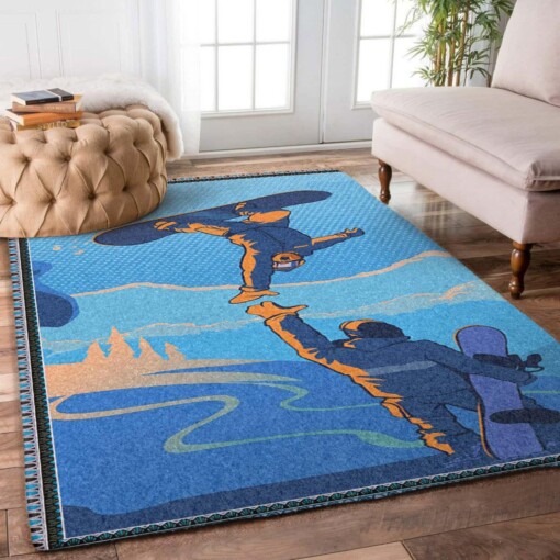 Snowboarding Rug