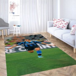Soccer Ball Backgrounds Living Room Modern Carpet Rug