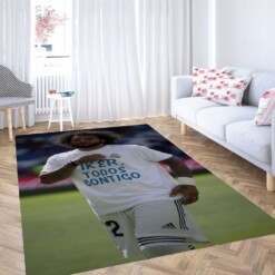 Soccer Player Wallpaper Carpet Rug