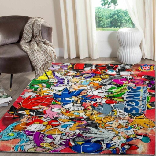 Sonic The Hedgehog Area Rug