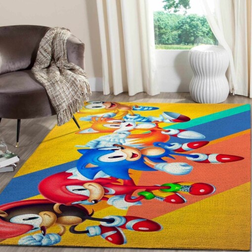 Sonic The Hedgehog Area Rug