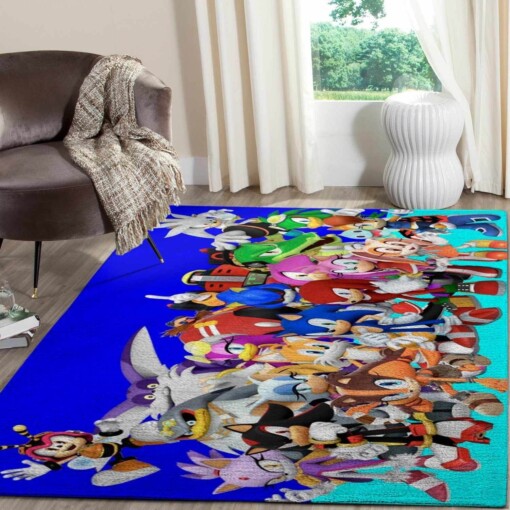 Sonic The Hedgehog Area Rug