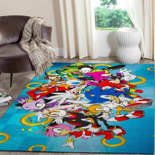 Sonic The Hedgehog Area Rug