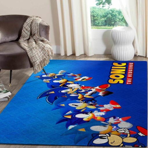 Sonic The Hedgehog Area Rug