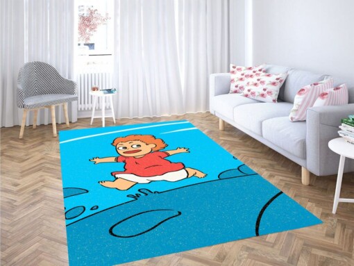 Sousuke Ponyo Living Room Modern Carpet Rug